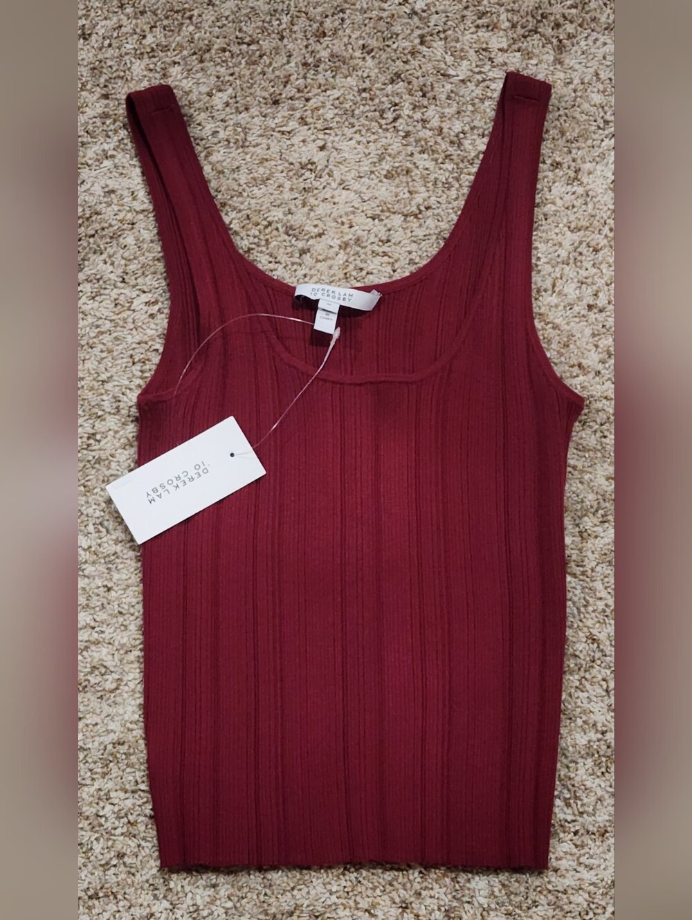 Derek Lam 10 Crosby Isolde Knit Top Size M